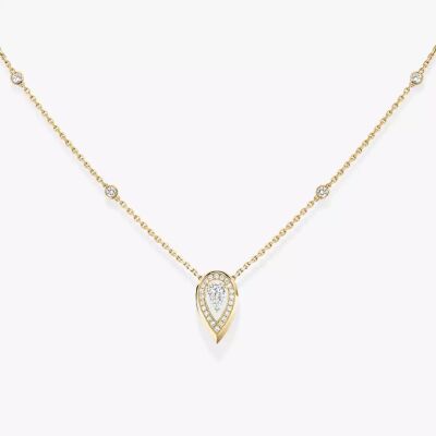 Collier Messika Fiery en or jaune et diamants 0.10ct