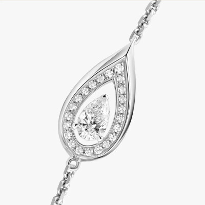 Bracelet Messika Fiery en or blanc et diamants 0.10ct