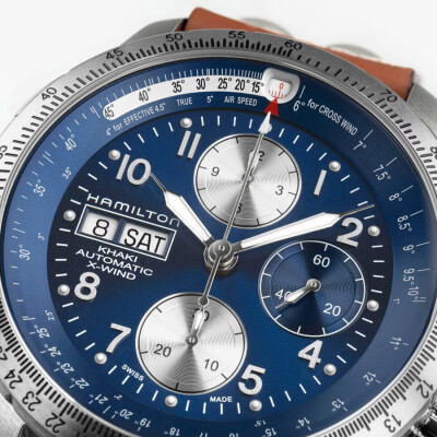 Montre HAMILTON Khaki Aviation X-Wind Autochrono H77506540