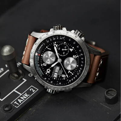 Montre HAMILTON Khaki Aviation X-Wind Autochrono H77616533