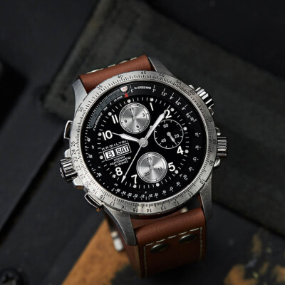 Montre HAMILTON Khaki Aviation X-Wind Autochrono H77616533