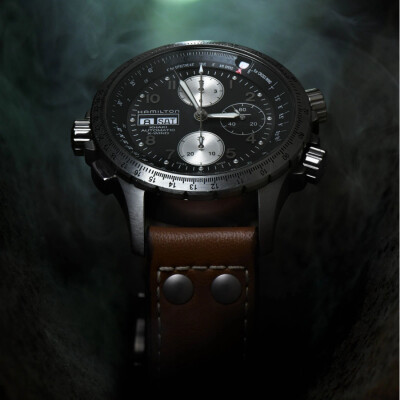 Montre HAMILTON Khaki Aviation X-Wind Autochrono H77616533