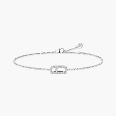 Bracelet Messika Care(s) pavé en or blanc et diamants