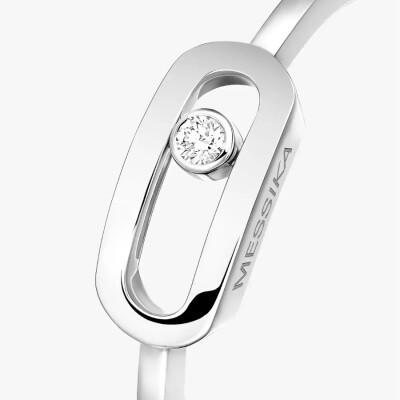 Bague Messika Move Uno en or blanc et diamant