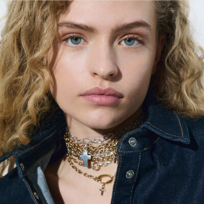 Collier Dodo Essentials en argent et plaqué or