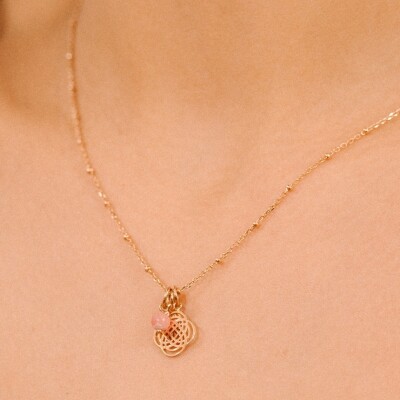 Pendentif Ginette NY CHARMS en or rose