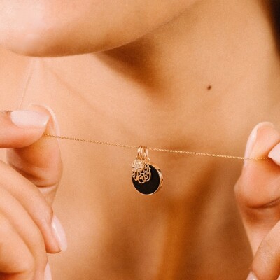 Pendentif Ginette NY CHARMS en or rose