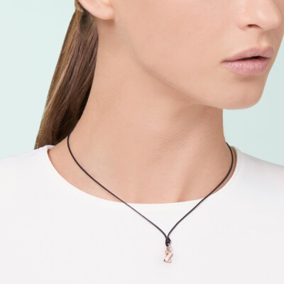Pendentif DoDo Lettre Z en Or rose