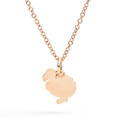 Charm Dodo Nature en or jaune