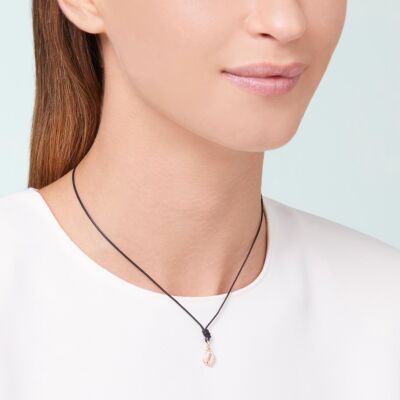 Pendentif DoDo Lettre Q en Or rose