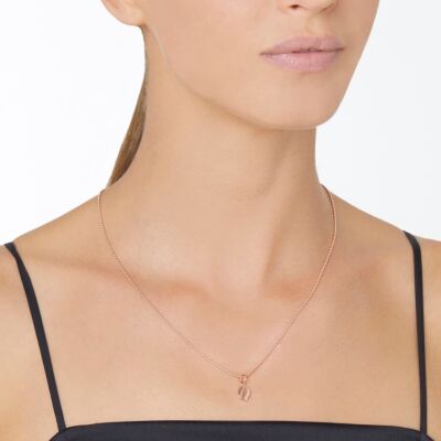 Pendentif DoDo Lettre Q en Or rose
