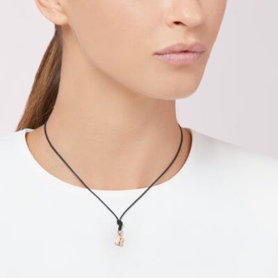 Pendentif DoDo Lettre R en Or rose