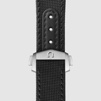 Bracelet Speedmaster Moonwatch Professional en textile noir