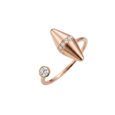 Bague Heavenly Celest en or rose et diamants