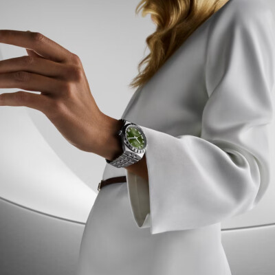 Montre TUDOR  Royal boîtier en acier, 36 mm, cadran vert