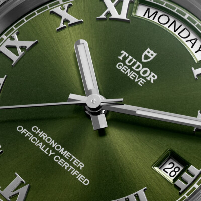 Montre TUDOR  Royal boîtier en acier, 36 mm, cadran vert