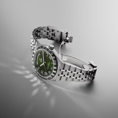 Montre TUDOR  Royal boîtier en acier, 36 mm, cadran vert