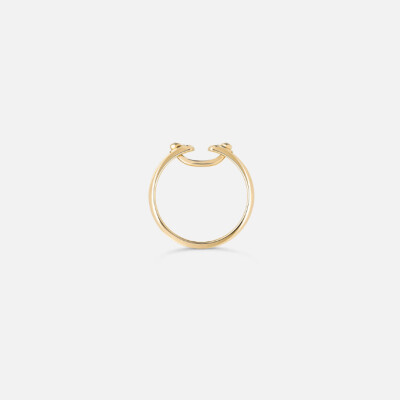 Bague Nouvel Héritage Mood Monday Morning en or jaune et diamants, taille 53