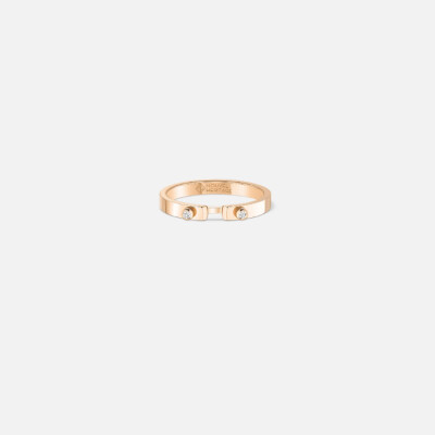 Bague Nouvel Héritage Mood Monday Morn. PM en or rose et diamants, taille 51
