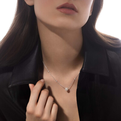 Collier Messika Joy en or blanc et diamants 0.20ct