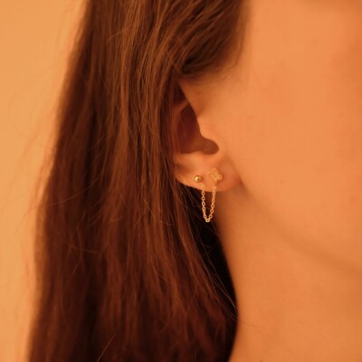 Boucles d'oreilles Chainflowers