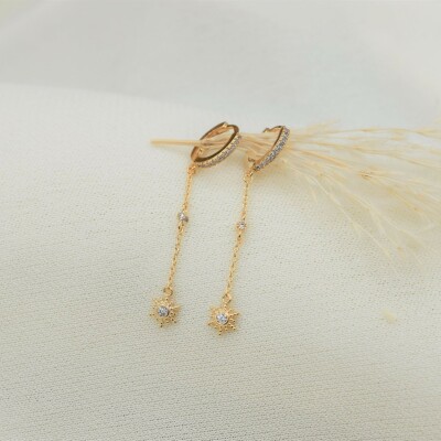 Boucles d'oreilles Sunny plaqué or