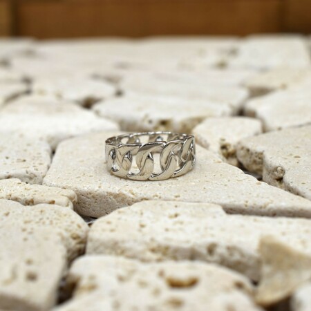 Bague Rock argent