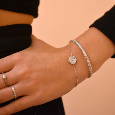 Bracelet Lili Rose argent