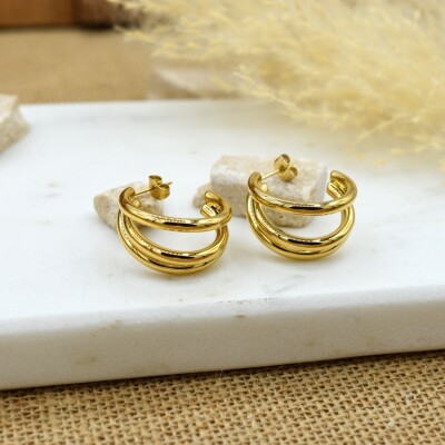 Boucles d'oreilles Trio