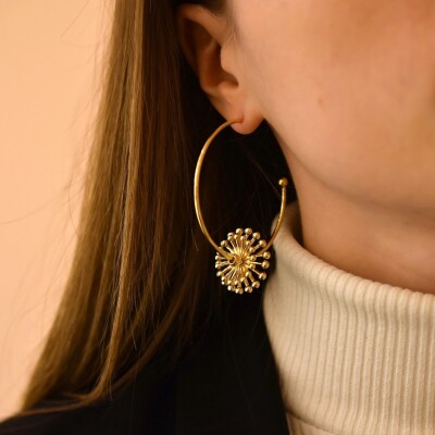 Boucles d'oreilles Pissenlit