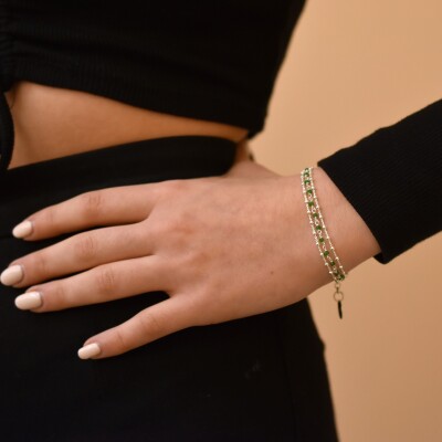 Bracelet New-York vert