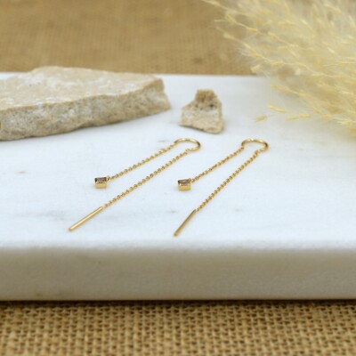 Boucles d'oreilles pendantes Tahra