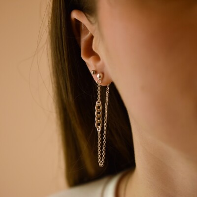 Boucles d'oreilles Laura Argent