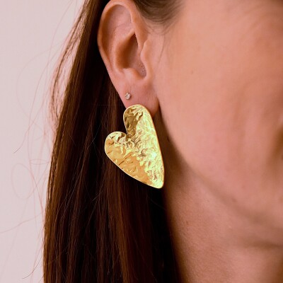 Boucles d'oreilles Coracao