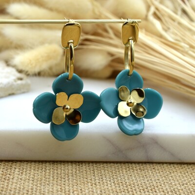 Boucles d'oreilles Isla Turquoise