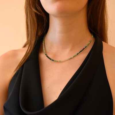 Collier Tutti-Frutti Vert