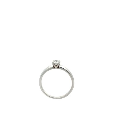 Bague Solitaire en or blanc