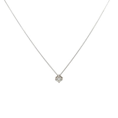 Collier solitaire diamant