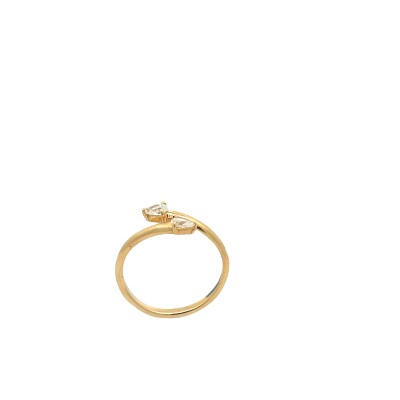 Bague toi et moi or jaune et diamant