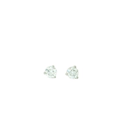 Boucles d'oreilles puces diamants
