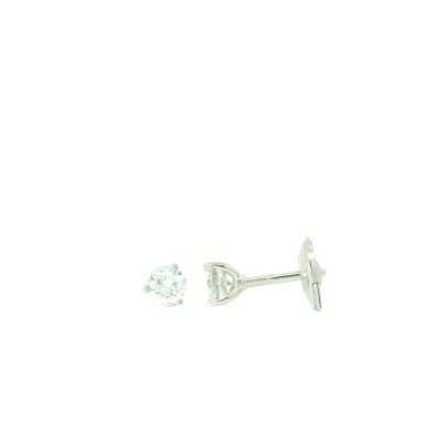 Boucles d'oreilles puces diamants