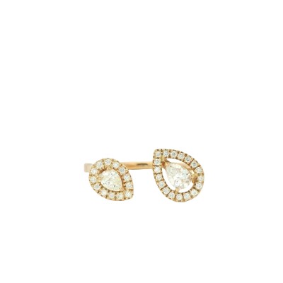 Bague diamants et or jaune