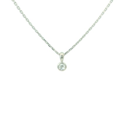 Collier pendentif diamant