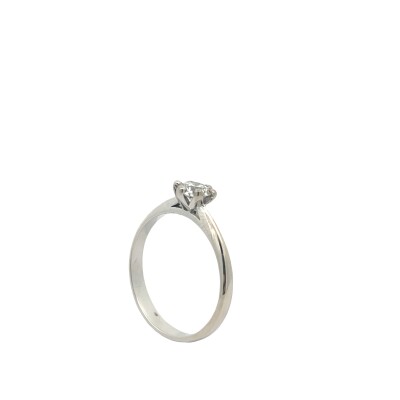 Solitaire or blanc 0.42carat