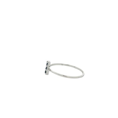 Bague saphirs et diamants