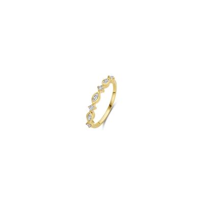 Bague en or jaune et diamants