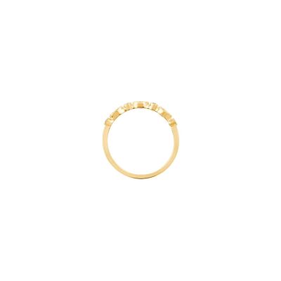Bague en or jaune et diamants