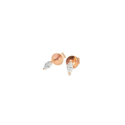 Boucles d'oreilles taille navette