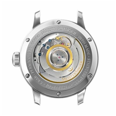 Montre Meistersinger Perigraph - 38mm - Bleu soleillé