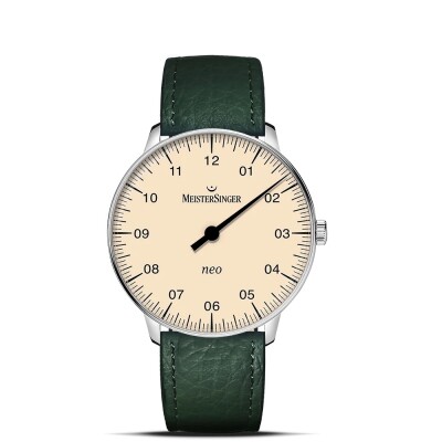 Montre Meistersinger Neo Ivoire avec verre saphir